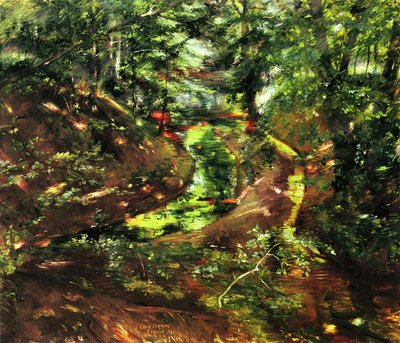 在Bernriedn的Waldinneres 作者 洛维斯·科林斯（Lovis Corinth）